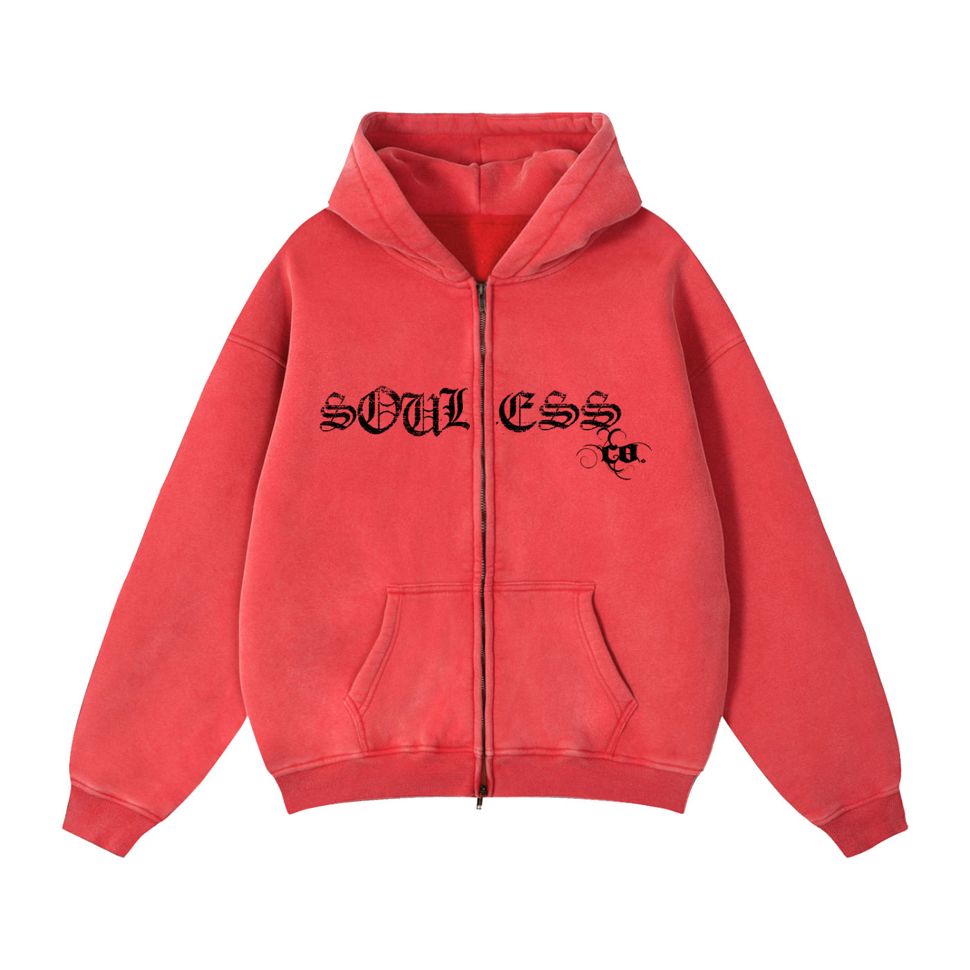 ✢ SOULFIRE Zip-Up Fleece Hoodie
