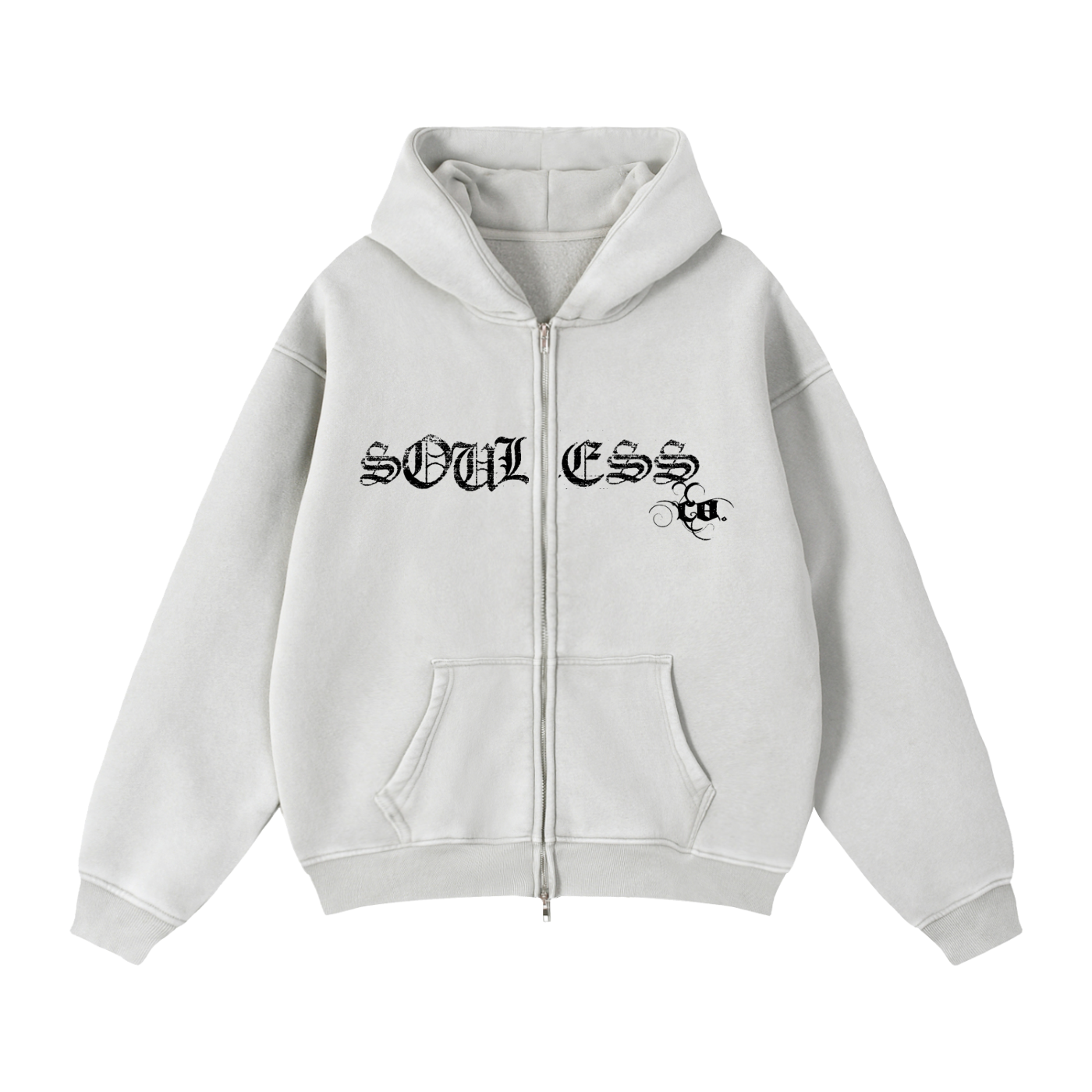 ✢ SOULFIRE Zip-Up Fleece Hoodie