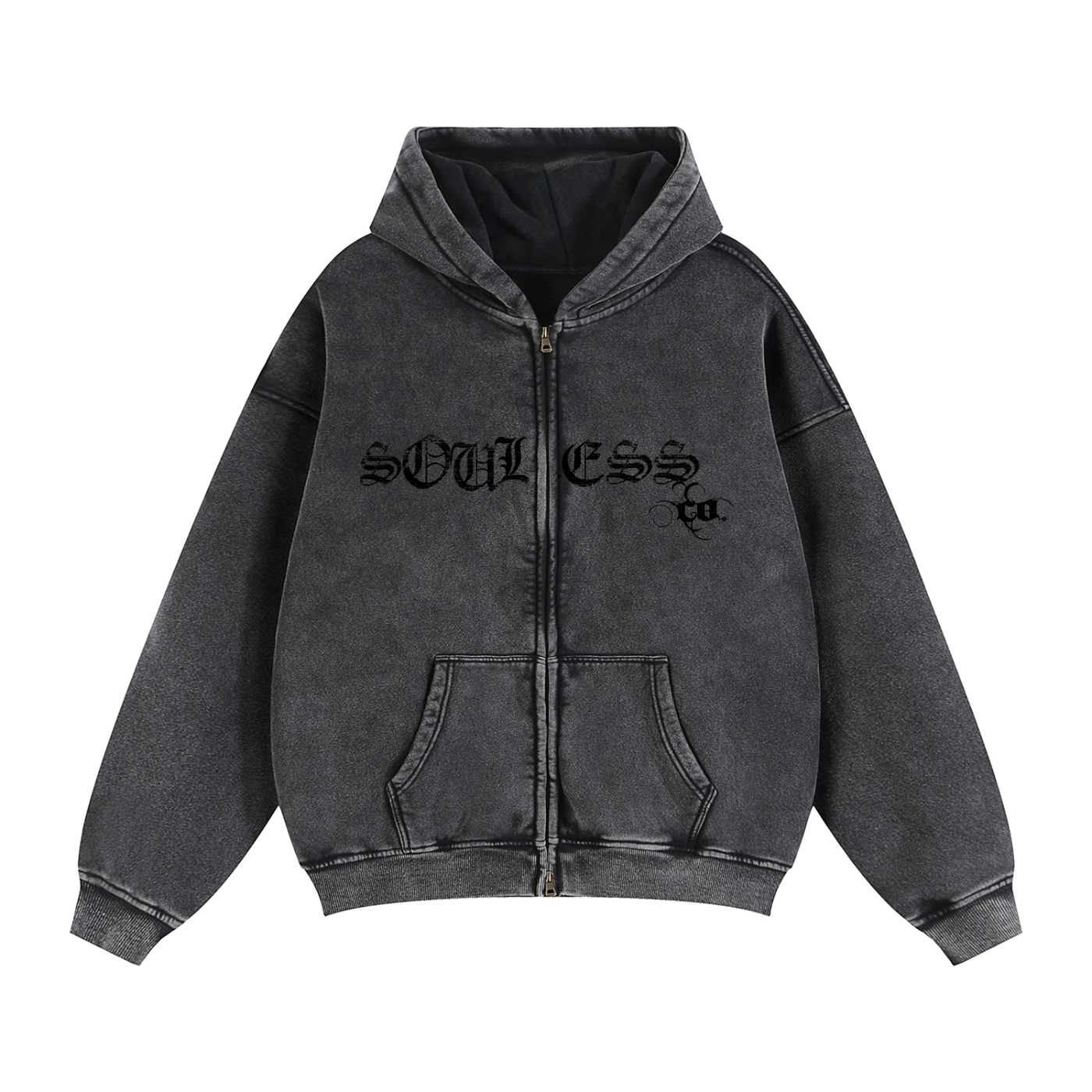 ✢ SOULFIRE Zip-Up Fleece Hoodie