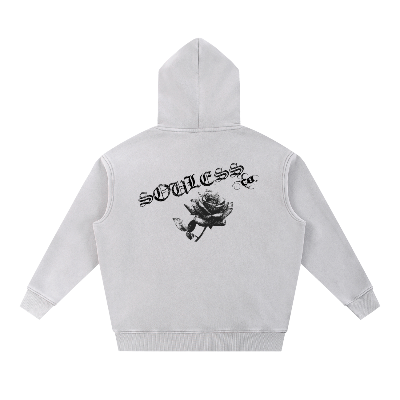 ✢ SoulBound Snow Oversize Hoodie