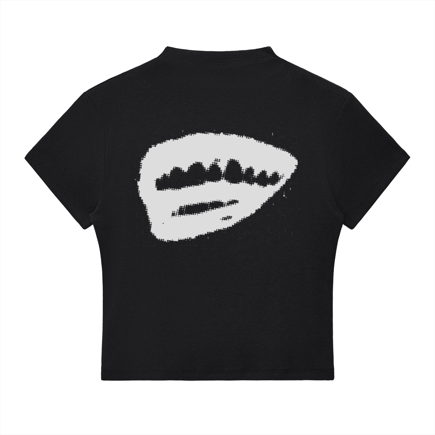 ✢ Souless Slim Mock Neck Baby-Tee